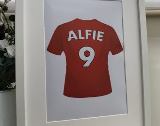 Personalised Football Shirt Print